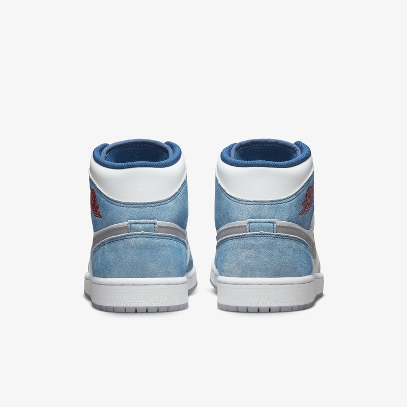 Nike air jordan 1 clearance blue suede